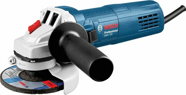Технопапа · Угловая шлифмашина Bosch GWS 750-125, 750 Вт, 125 мм, 11000 об/мин, 0601394001