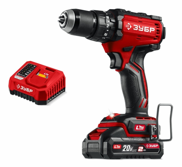 Технопапа · Бесщеточная ударная дрель-шуруповерт ЗУБР 20 В, 65 Н м, 1 АКБ LMS (2 А ч) ДБУ-65-21