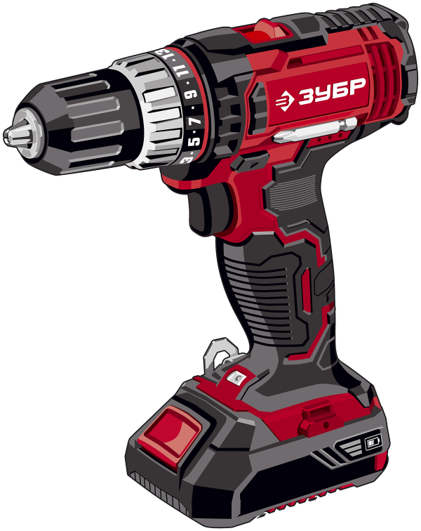 Технопапа · Аккумуляторная дрель-шуруповерт Зубр ДШЛ-145-21