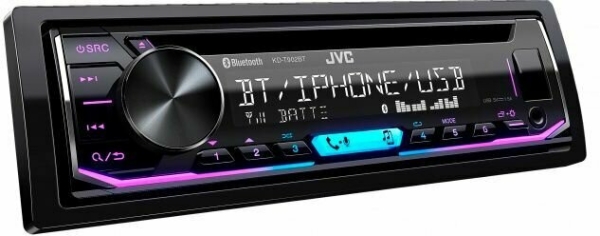 Технопапа · Автомагнитола JVC KD-T902BT, черный