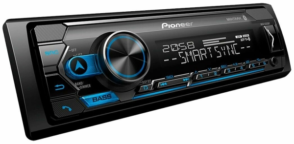 Технопапа · Автомагнитола Pioneer MVH-S215BT 1DIN 4x50Вт RDS