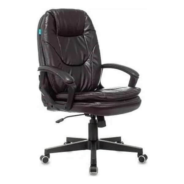Технопапа · Кресло руководителя Бюрократ CH-868N темно-коричневый NE-15 искусственная кожа крестовина пластик