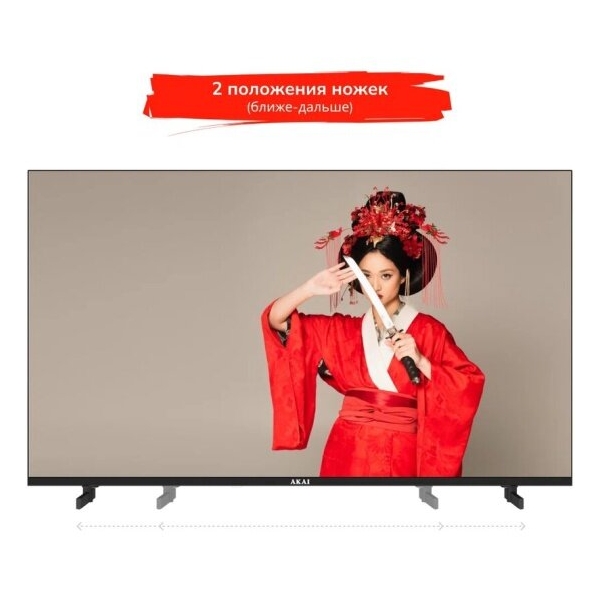 Технопапа · Телевизор Akai TA43BU500, 4K Ultra HD, черный