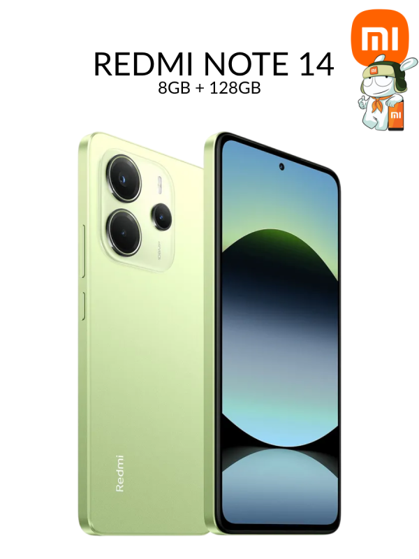 Технопапа · Смартфон Note 14 (8+128G), зеленый