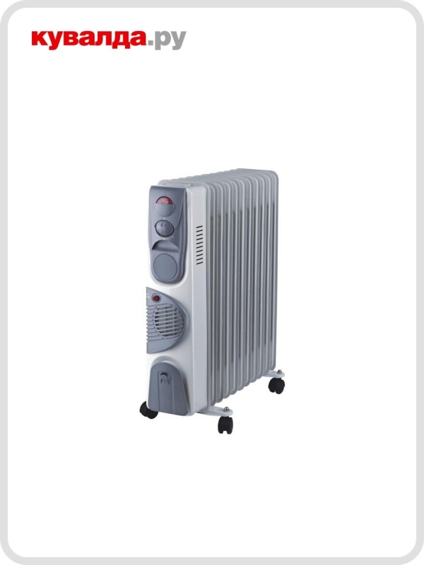 Технопапа · Обогреватель масляный OASIS BB-25T 11 секций с тепловентилятором