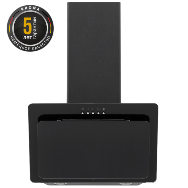 Технопапа · Вытяжка кухонная 50 см наклонная KRONA Liva 500 black PB