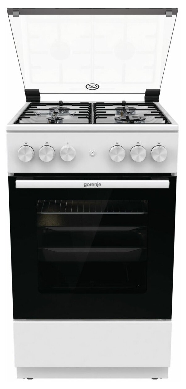 Технопапа · Газовая плита Gorenje GGI5A21WH 50 см, 67 л, 4 конфорки, белый