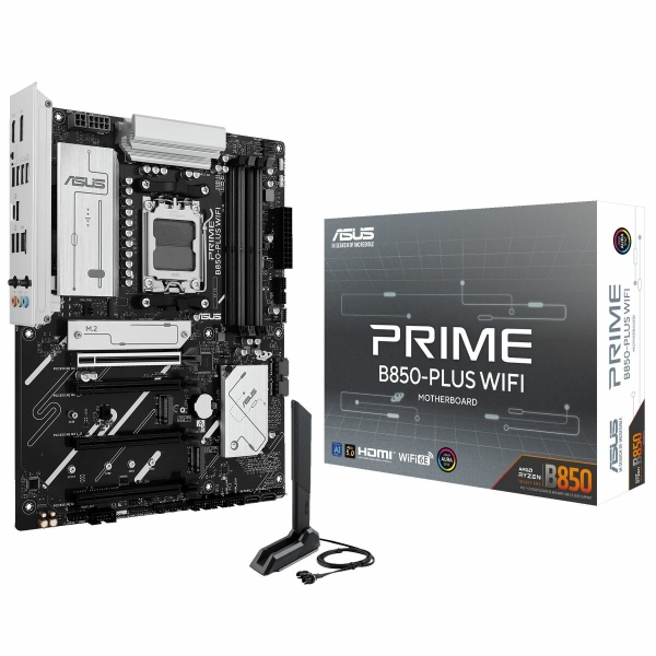 Технопапа · Материнская плата ASUS PRIME B850-PLUS WIF, AM5, AMD B850, ATX, RTL (90MB1L80-M0EAY0)