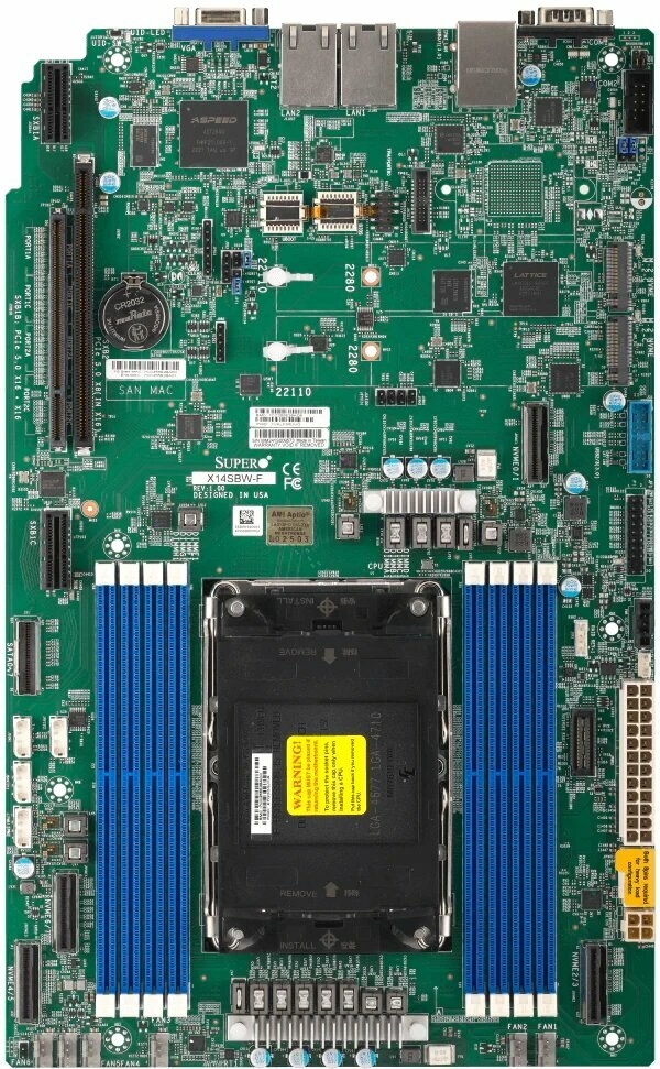 Технопапа · Серверная материнская плата SuperMicro X14SBW-F-B (MBD-X14SBW-F-B)