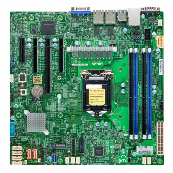Технопапа · Материнская плата MBD-X12STL-F-B Intel Xeon E-2300 Processor, 10th Generation Intel Pentium Processor, Single Socket LGA-1200 (Socket H5)