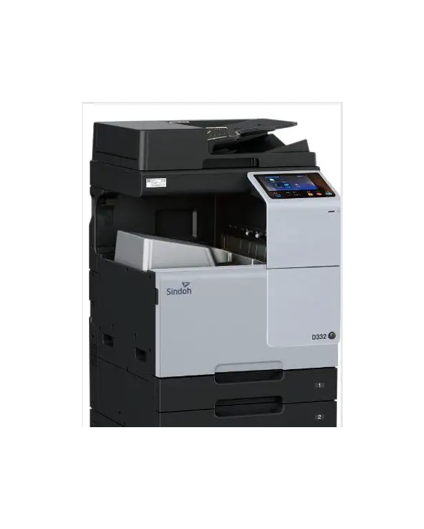 Технопапа · МФУ Sindoh D332e цв. лазерный, А3, 28 стр/мин, RADF, SSD 250 GB, проц 4 ядра, тонеры CMYK не входят