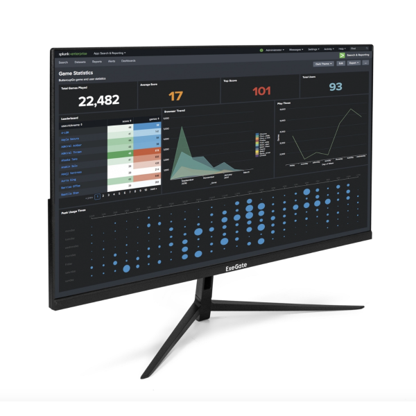 Технопапа · Монитор 27" ExeGate SmartView ES2707A, 1920x1080, 250cd/m2, черный