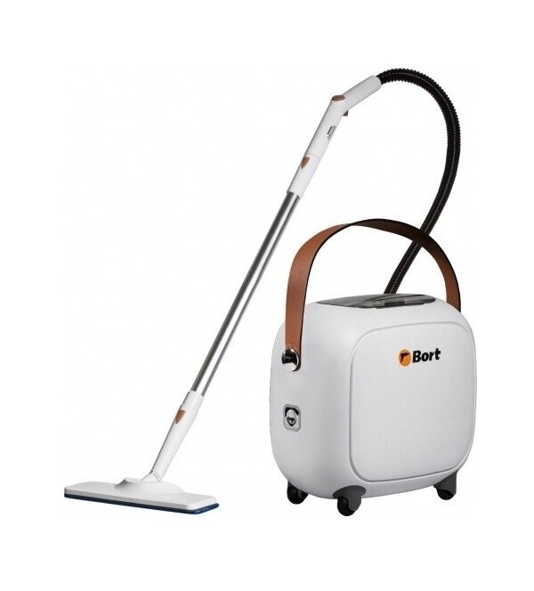 Технопапа · Bort пароочиститель BDR-3000-RR {Мощность 1650 Вт; Макс 4 бар; подача пара 45 г/мин; Температура 143 °С; Емкость бачка 1200 мл 2 г} [9372242