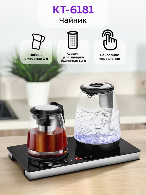 Технопапа · Чайный набор Kitfort КТ-6181