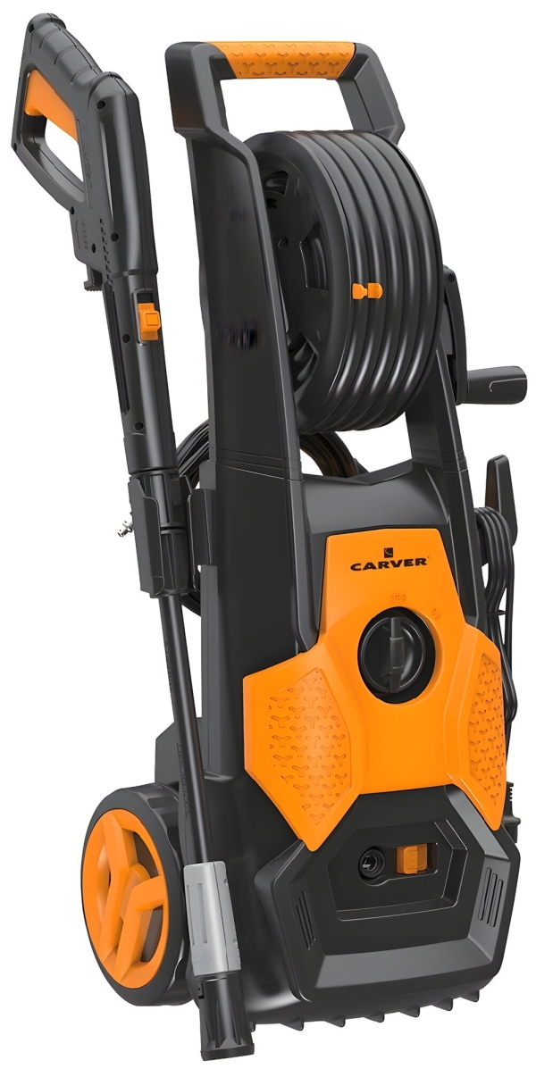Технопапа · Минимойка Carver CW-1801D 1800 Вт 100 бар 420 л/ч бак для моющего средства защита от перегрева
