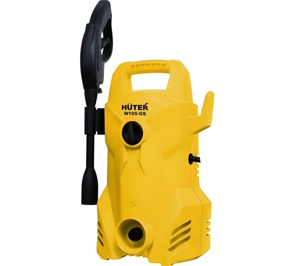 Технопапа · Минимойка Huter W105-GS 1400Вт 105 бар 342 л/ч желтый защита от перегрева забор из емкости
