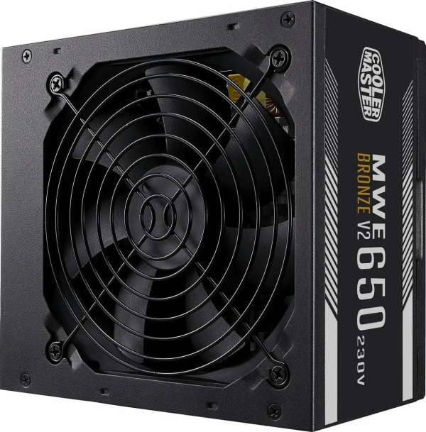 Технопапа · Блок питания Cooler Master MWE Bronze V3 Gen.5, 650Вт, 80 PLUS BRONZE, 120мм, черный, retail