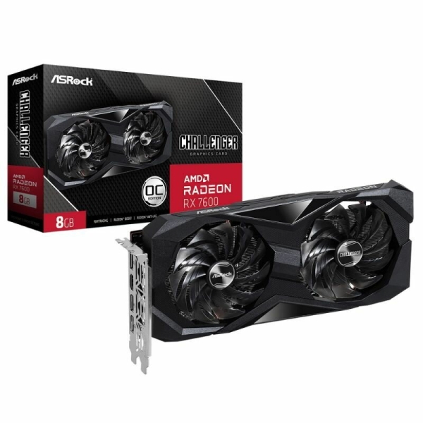 Технопапа · Видеокарта ASRock Radeon RX 7600 Challenger 8G OC (RX7600 CL 8GO)