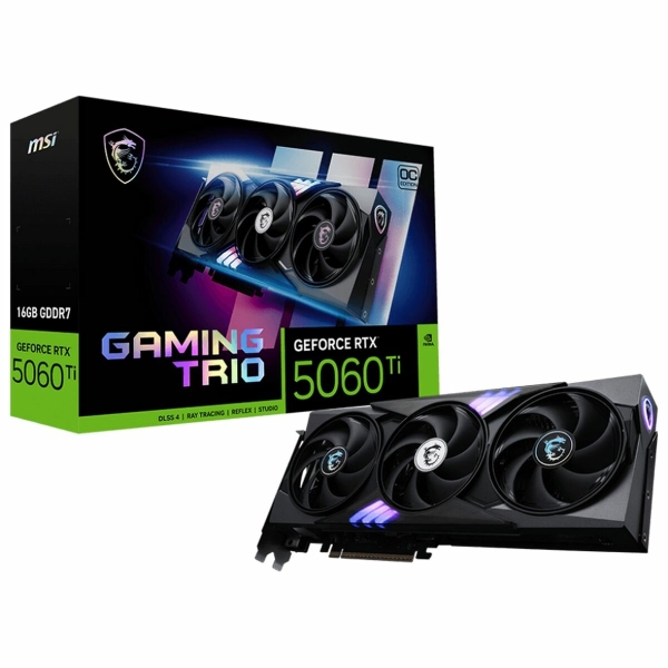 Технопапа · Видеокарта MSI GeForce RTX 5060 Ti GAMING TRIO OC (RTX 5060 Ti 16G GAMING TRIO OC), Retail