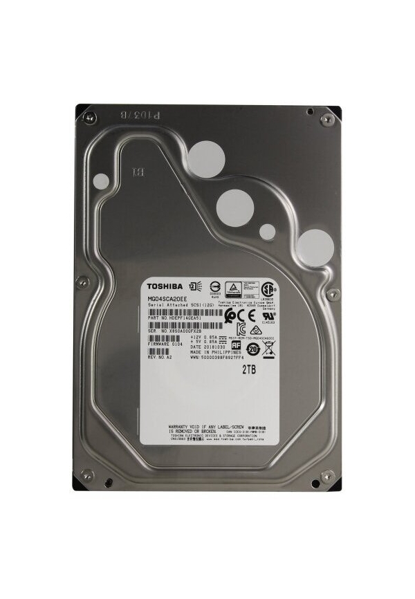 Технопапа · Жесткий диск Toshiba MG04SCA20EEY 2Tb 7200 SAS 3,5" HDD