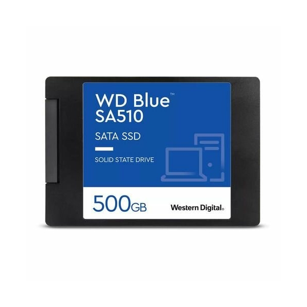 Технопапа · SSD накопитель WD Blue SA510 WDS500G3B0A 500ГБ, 2.5", SATA III, SATA