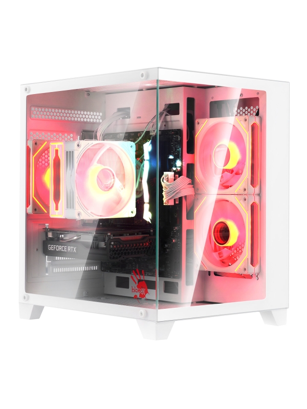 Технопапа · Корпус mATX BLOODY BD-CC105, Midi-Tower, без БП, белый [bd-cc105-wh]