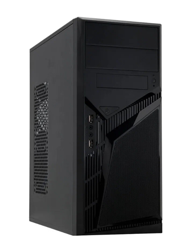 Технопапа · Корпус для ПК PowerCool S1007BK-U3-450W черный, Mid Tower, *USB 3.0, блок питания