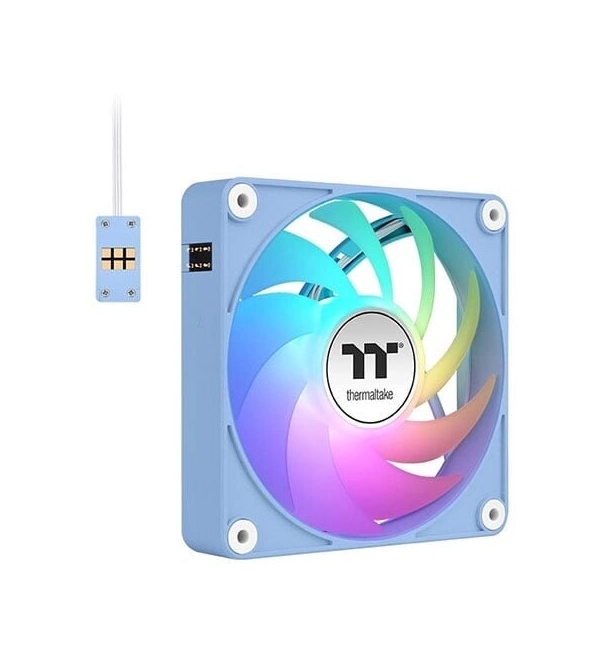 Технопапа · Вентилятор для корпуса Thermaltake CT140 EX Sync Hydrangea ARGB 140х140x25 синий 4-pin 30.7дБ (упак:3шт) (CL-F197-PL14BU-A) Ret