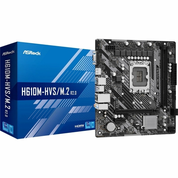 Технопапа · Материнская плата Asrock H610M-HVS/M.2 R2.0 (LGA1700, mATX)