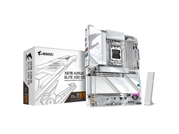 Технопапа · Материнская плата X870 AORUS ELITE X ICE,