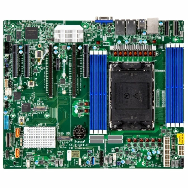 Технопапа · Материнская плата SuperMicro MBD-X13SEI-TF-B, LGA4677, Intel C741, E-ATX, OEM (MBD-X13SEI-TF-B)