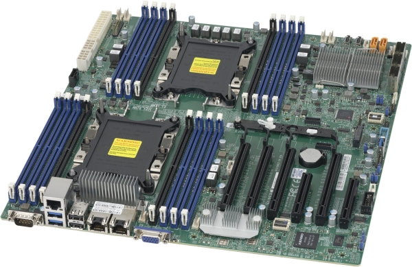 Технопапа · Материнская плата Supermicro X11DPI-NT 2x Intel Xeon LGA 3647 10G LAN + NVMe + Omnipath Support (OEM)