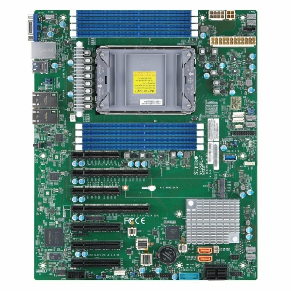 Технопапа · Материнская плата MBD-X12SPL-F-B 3rd Gen Intel Xeon Scalable processors, Single Socket LGA-4189(Socket P+)supported, CPU TDP supports Up to 270W TDP, Intel C621A, Up to 2TB 3DS ECC RDIMM, DDR4-3200MHz Up to 2TB Intel Optane Persistent Memory, in 8 DI