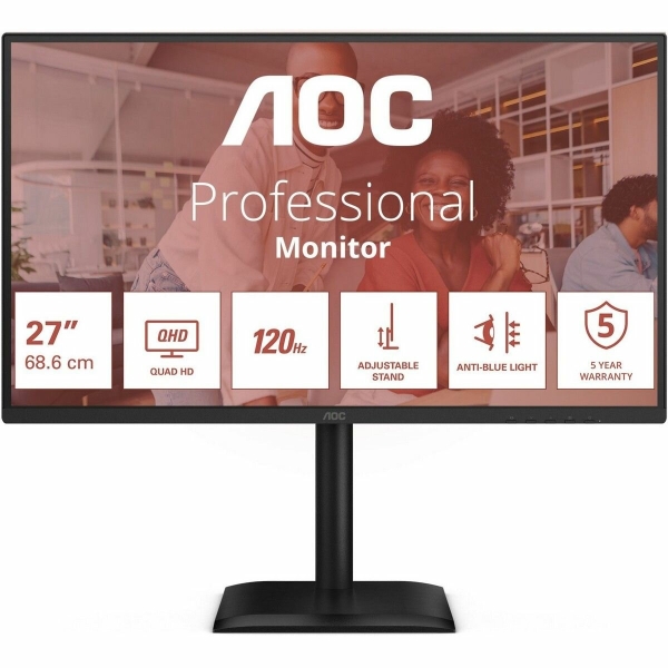 Технопапа · 27" Монитор AOC Q27E4CV, IPS, 2560x1440, 120 Гц (Q27E4CV)