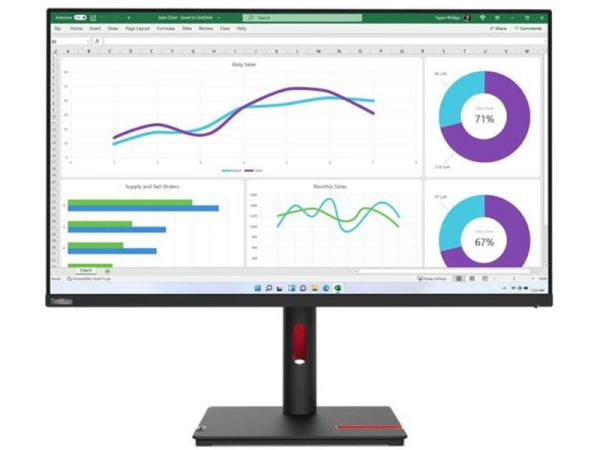 Технопапа · Монитор 31.5" ThinkVision T32h-30 черный IPS LED 4ms 16:9 HDMI матовая HAS Piv 1000:1 350cd 178гр/178гр 2560x1440 60Hz DP Quad 2K (1440p) USB 9.9кг
