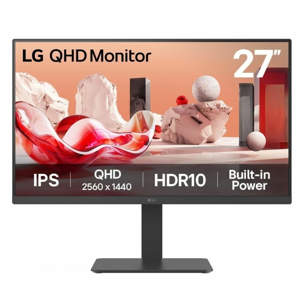 Технопапа · 27" Монитор LG 27BA45QB-B, IPS, 2560x1440, 75 Гц (27BA45QB-B. ARUZ)