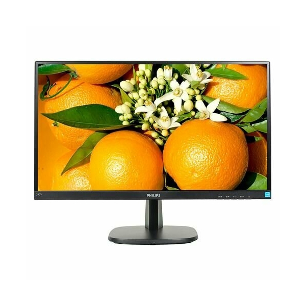 Технопапа · 23.8" Монитор Philips 243V7QDAB (00/01), 1920x1080, IPS, 75Гц, 1хHDMI, черный