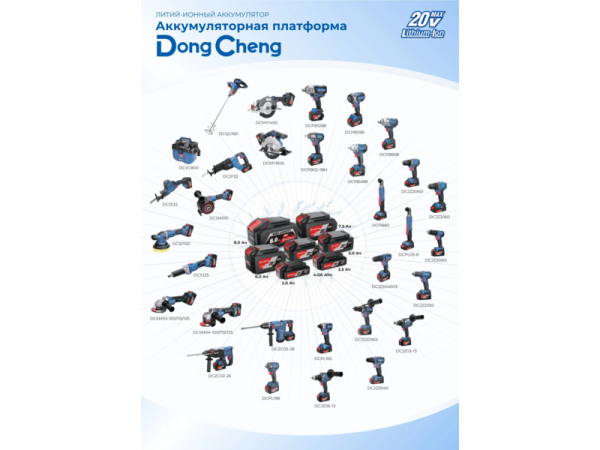 Технопапа · Углошлифовальная машина DongCheng DCSM03-125 8500об/мин рез. шпин: M14 d=125мм жестк. кейс (DCSM03-125(TYPE EM))