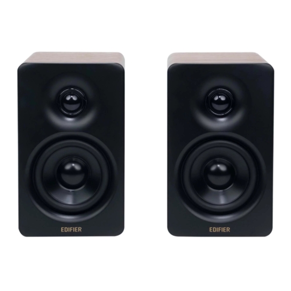 Технопапа · Полочная акустика Edifier M60 classic oak, 2.0 с bluetooth, 2 шт, коричневый