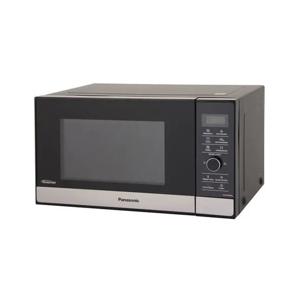 Технопапа · Микроволновая печь Panasonic NN-GD38HSZPE, 1000Вт, 23л, черный /нержавеющая сталь