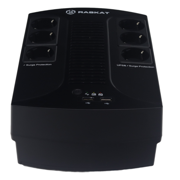 Технопапа · Источник бесперебойного питания ИБП Raskat VS-850VA 850VA, 510Вт, 6хCEE 7