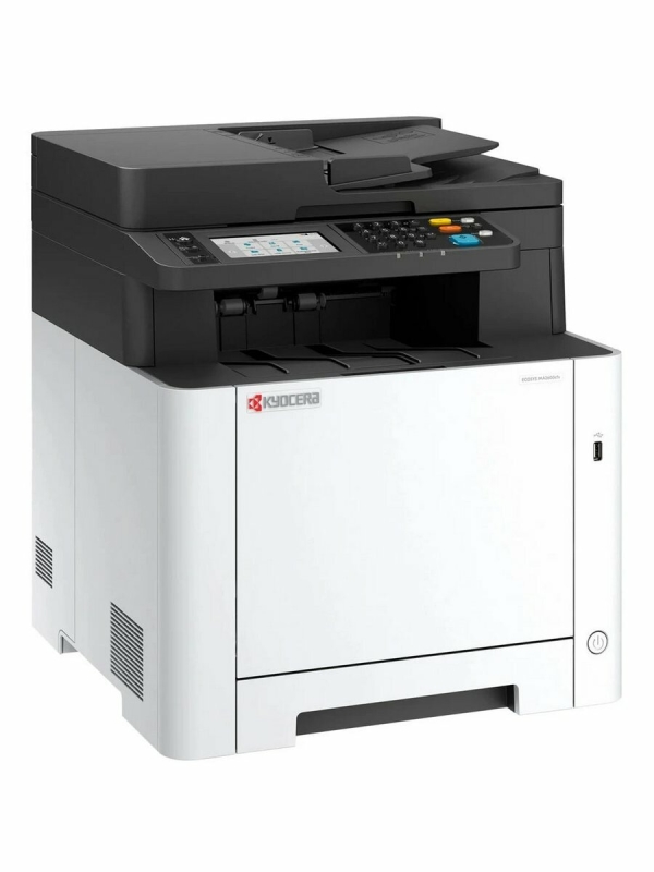 Технопапа · МФУ лазерный Kyocera ECOSYS MA2600cfx (цветной, А4, принтер/сканер/копир/факс, 1200dpi, 26ppm, 1Gb, ADF50, Duplex, Lan, USB) (110C0F3NL0)