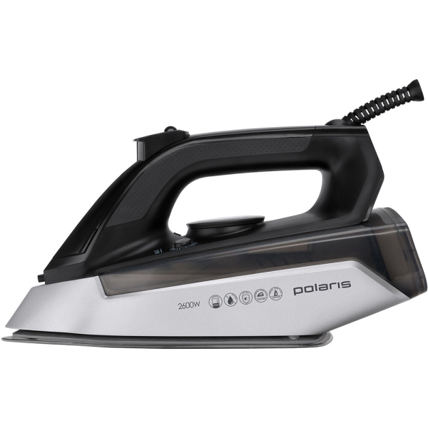 Технопапа · Утюг Polaris PIR-2696AA, 2600 Вт, SMART HEAT, черный/серебро