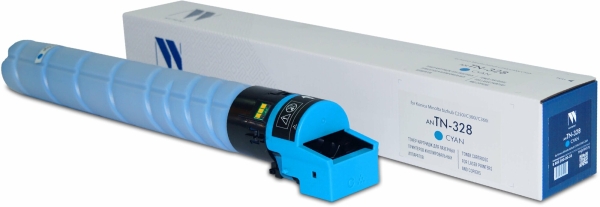 Технопапа · Тонер-картридж NV Print NV-TN-328C для Konica Minolta bizhub C250i, Konica Minolta bizhub C300i (совместимый, голубой, 28000 стр.)