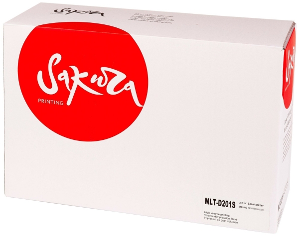 Технопапа · Картридж MLTD201S для Samsung, лазерный, черный, 10000 страниц, Sakura