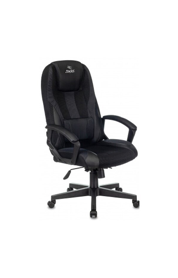 Технопапа · Кресло геймерское Zombie 9 черный/серый искусст. кожа/ткань крестовина пластик