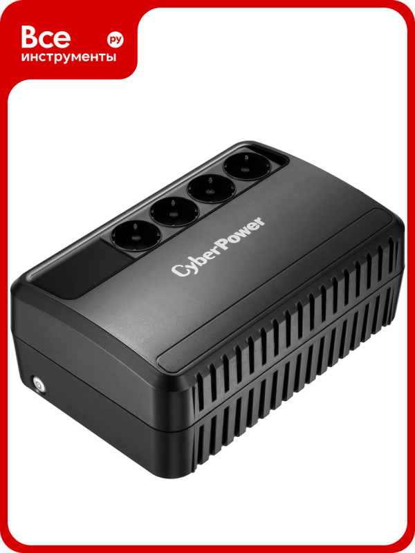 Технопапа · Источник бесперебойного питания CYBERPOWER line-interactive 1000va/600w (4 euro) BU1000E