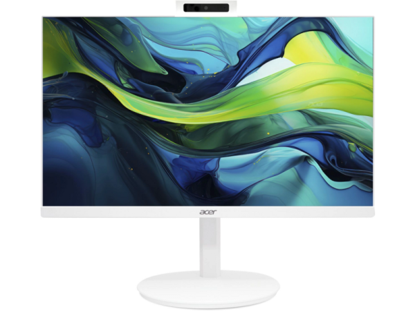 Технопапа · Моноблок Aspire C24A-GRPL 23.8" Full HD Core 5 120U (1.4) 16Gb SSD512Gb Graphics CR Eshell GbitEth WiFi BT 90W клавиатура мышь Cam белый 1920x1080