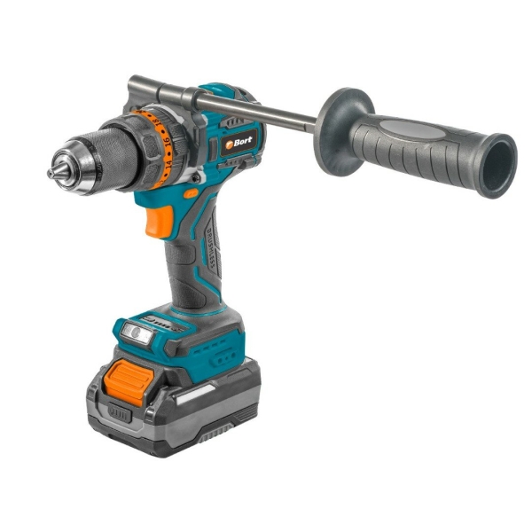 Технопапа · Дрель-шуруповерт Bort BAB-21Ix2Li-XDK