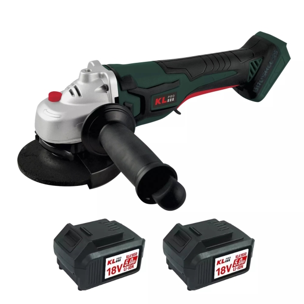Технопапа · Профессиональная шлифовальная машина угловая бесщеточная KLPRO KLAT18B-50 (18 В / 5,0 Ач)